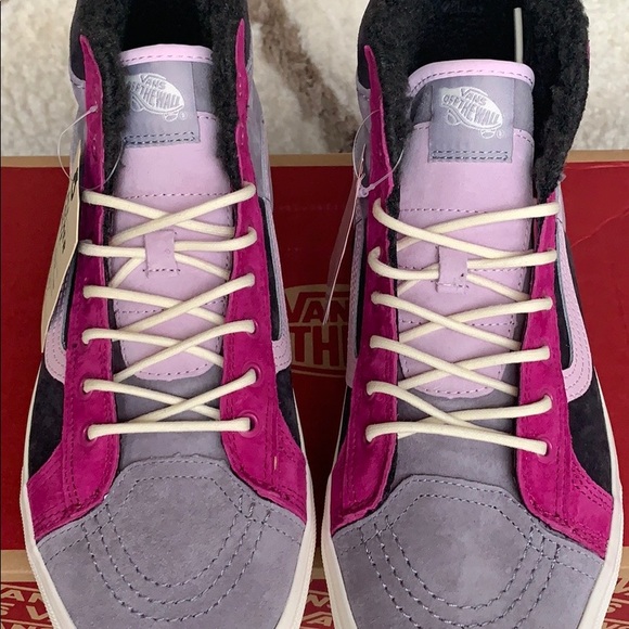 VANS Sk8-Hi 46 Mte Dx Mte Lilac Grey/Obsidian men’ - Picture 12 of 16